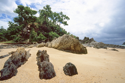 Sandstrand - Foto, Druck, Poster, Leinwand