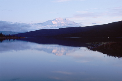 Bergsee - Foto, Druck, Poster, Leinwand