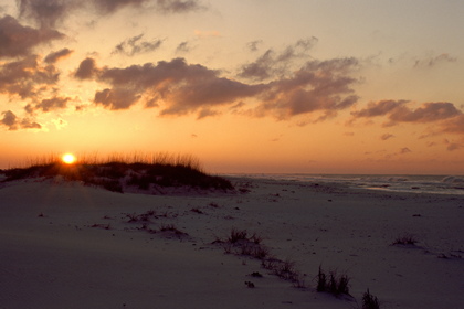 Sonnenaufgang am Strand - Foto, Druck, Poster, Leinwand