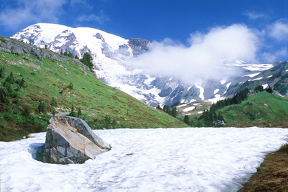 Schneefeld - Foto, Druck, Poster, Leinwand