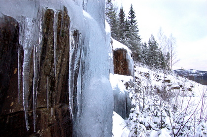 Eiszapfen - Foto, Druck, Poster, Leinwand