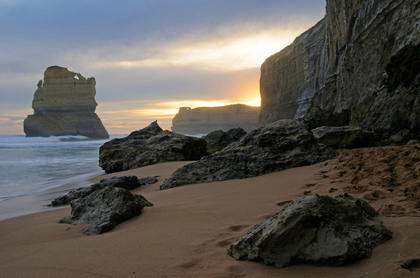 Gibson Steps,Twelve Apostels - Foto, Druck, Poster, Leinwand