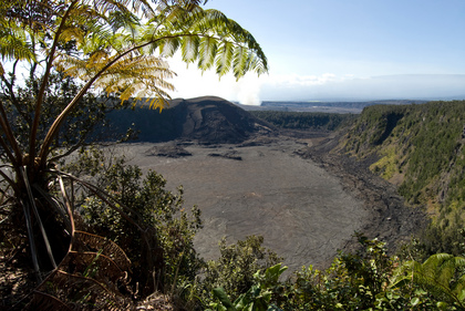 Vulkankrater - Foto, Druck, Poster, Leinwand
