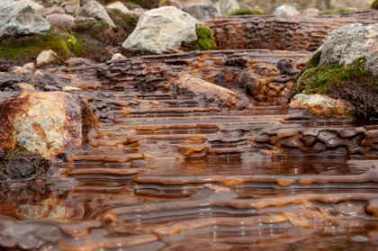 Wasserterrassen - Foto, Druck, Poster, Leinwand